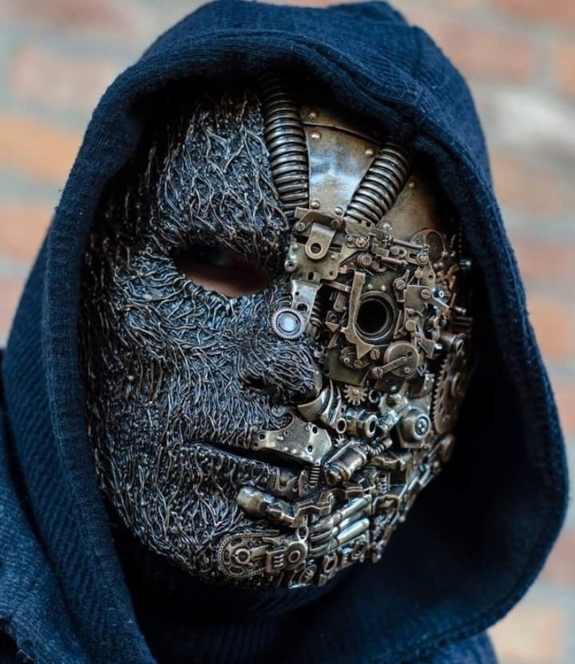 Máscaras de estilo steampunk de Dmitry Bragin de Jarkov Máscaras de estilo steampunk de Dmitry Bragin de Jarkov