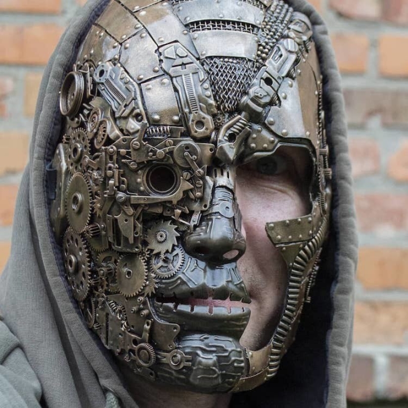 Máscaras de estilo steampunk de Dmitry Bragin de Jarkov Máscaras de estilo steampunk de Dmitry Bragin de Jarkov