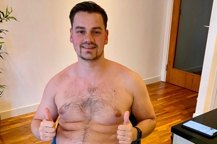 Músculo a cambio de grasa: el entrenador mostró cambios impactantes en el cuerpo y la psique, ganando deliberadamente 25 kg