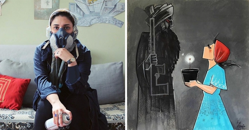 Mujeres y guerra: conmovedoras obras de la primera artista de graffiti afgana Shamsia Hassani Mujeres y guerra: conmovedoras obras de la primera artista de graffiti afgana Shamsia Hassani