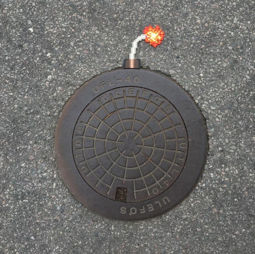 My dear, you have Putin Mick-sue top class: the Swedish artist produces pixel heroes in the real world