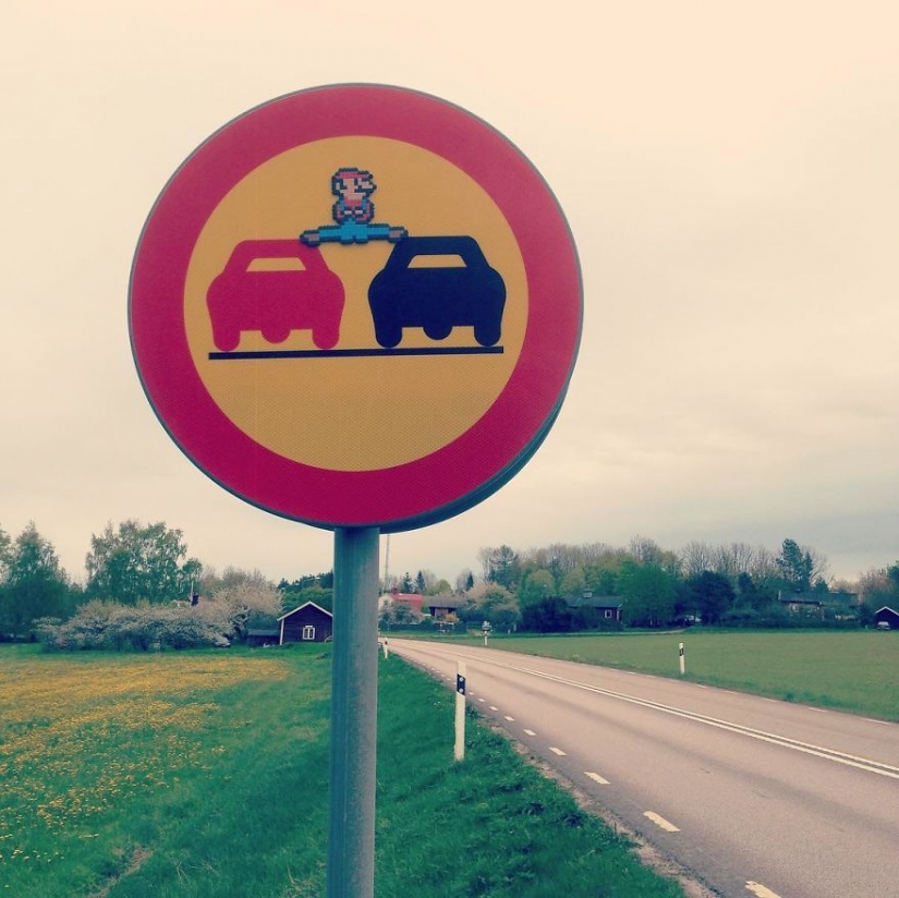 My dear, you have Putin Mick-sue top class: the Swedish artist produces pixel heroes in the real world