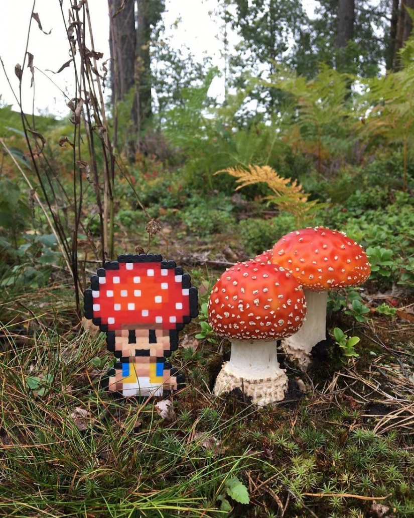 My dear, you have Putin Mick-sue top class: the Swedish artist produces pixel heroes in the real world