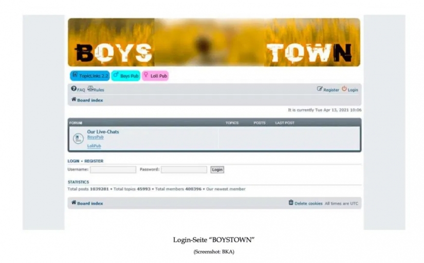 Negocios sucios: en Alemania reveló una de las redes sociales más grandes del mundo para pedófilos Negocios sucios: en Alemania reveló una de las redes sociales más grandes del mundo para pedófilos