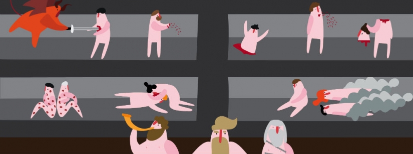 Nine circles of Hell in detail: Italian designers have created an interactive map of hell based on the work of Dante Nine circles of Hell in detail: Italian designers have created an interactive map of hell based on the work of Dante