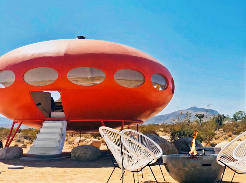 Noche OVNI en el Desierto en glamping Área 55 Futuro House Noche OVNI en el Desierto en glamping Área 55 Futuro House