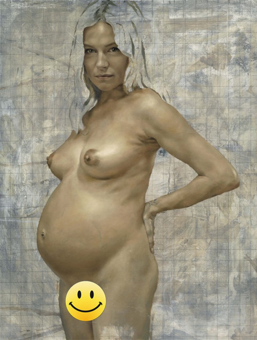 Nude and pregnant: iconic photo Bellucci, Spears, Kardashian and other