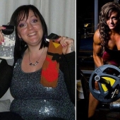 Of the 115-pound mother who loves to eat, the champion in bodybuilding