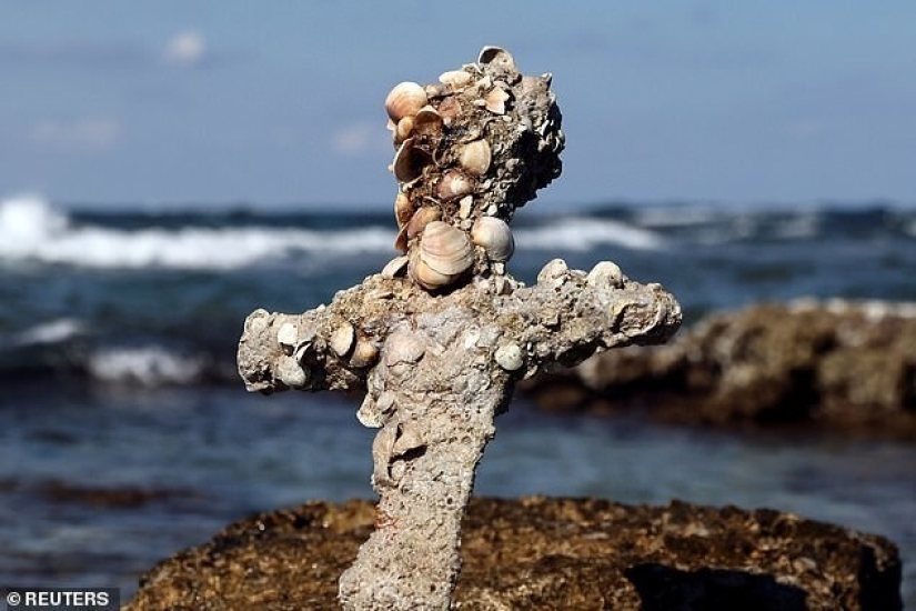 Off the coast of Israel, a diver discovered a 900-year-old crusader sword