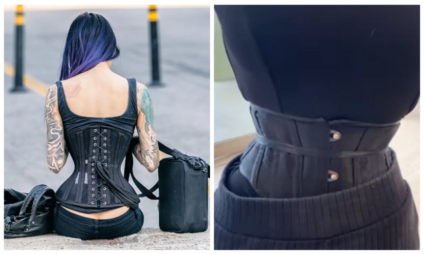 On the verge: a girl with a waist of 46 cm risks her health for the sake of a perfect figure