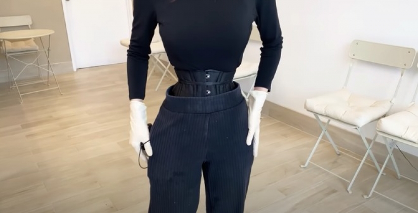 On the verge: a girl with a waist of 46 cm risks her health for the sake of a perfect figure