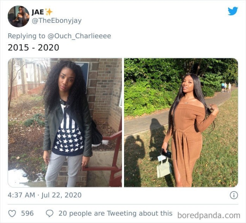 On Twitter, we decided to see how a person changes in five years On Twitter, we decided to see how a person changes in five years