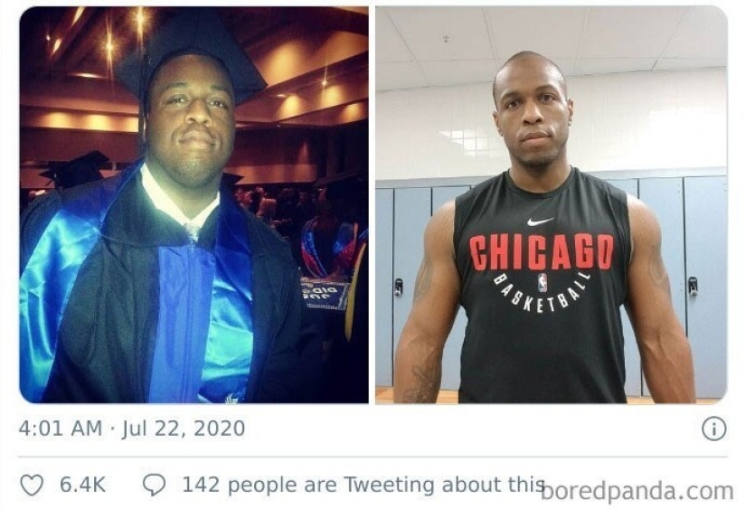 On Twitter, we decided to see how a person changes in five years On Twitter, we decided to see how a person changes in five years