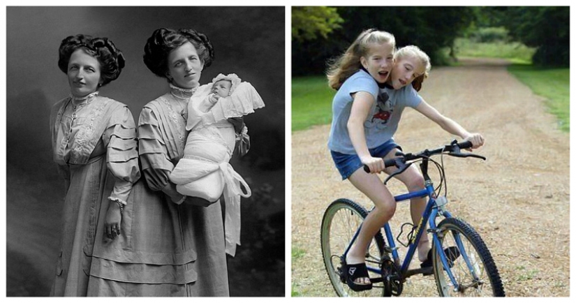 One life for two people without strain and tragedies: a happy Siamese twins