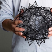 Openwork paper sculptures by Christina Kim