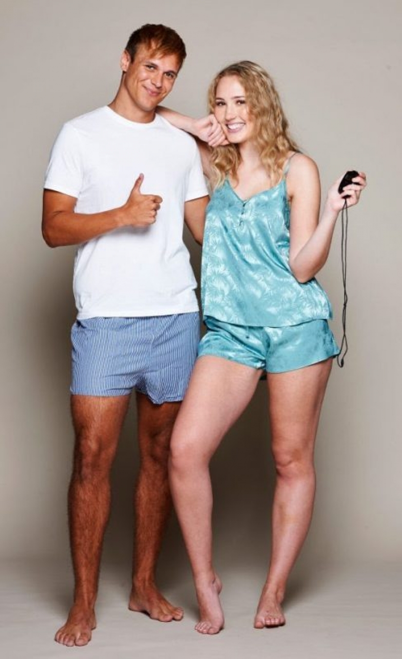 Orgasm in a matter of minutes: three couples made love for a while