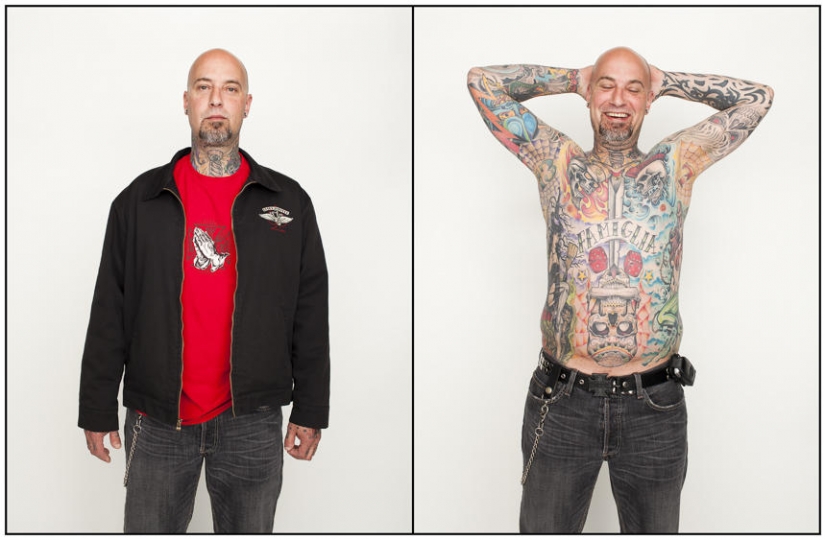 Painted Canadians: what's under the clothes?