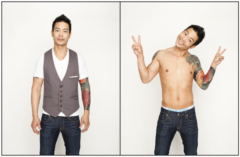 Painted Canadians: what's under the clothes?