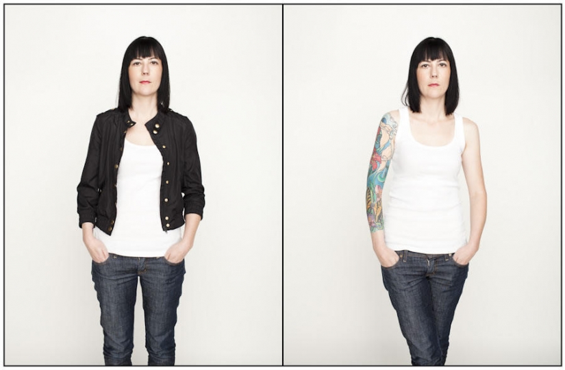 Painted Canadians: what's under the clothes?