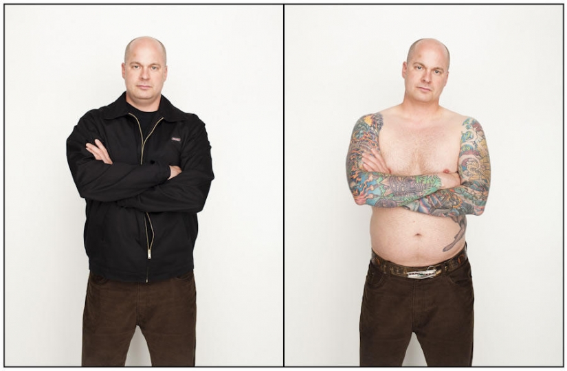 Painted Canadians: what's under the clothes?