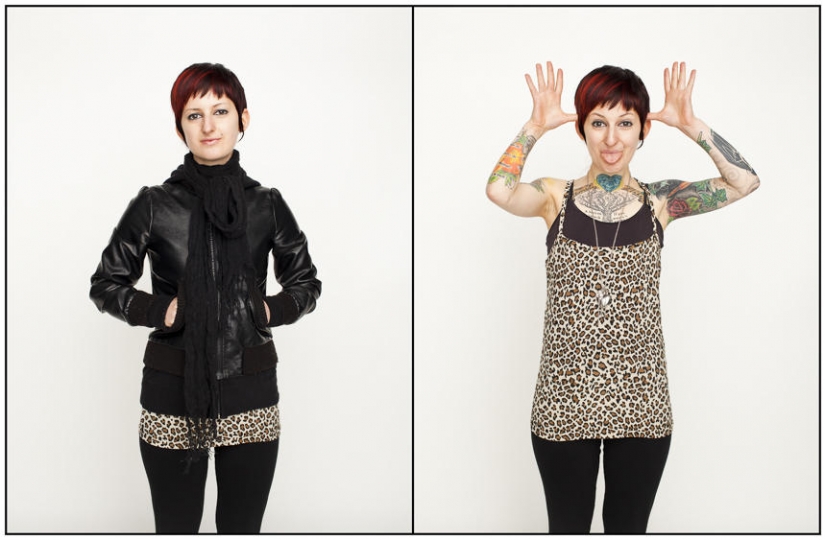 Painted Canadians: what's under the clothes?