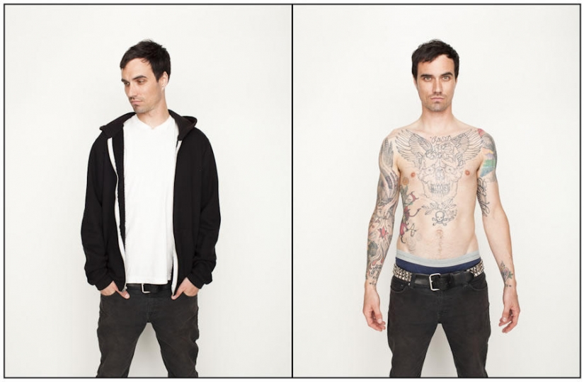 Painted Canadians: what's under the clothes?