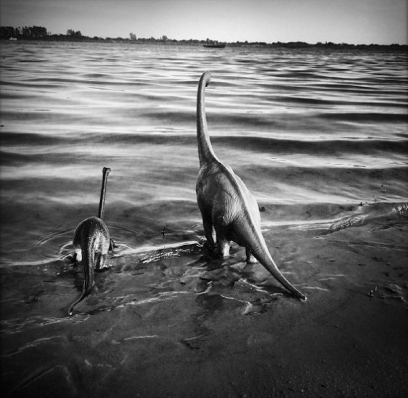 Parece que los dinosaurios todavía deambulan por la tierra.