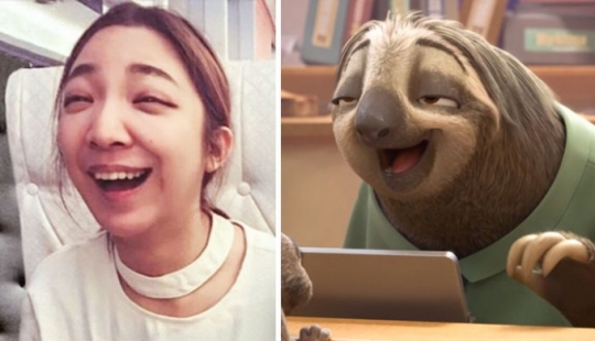 Personajes de dibujos animados y sus homólogos en la vida real.