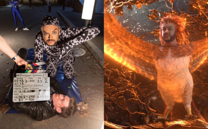 Philip Kirkorov en la imagen de un Pájaro de fuego Ardiente se convierte en un meme