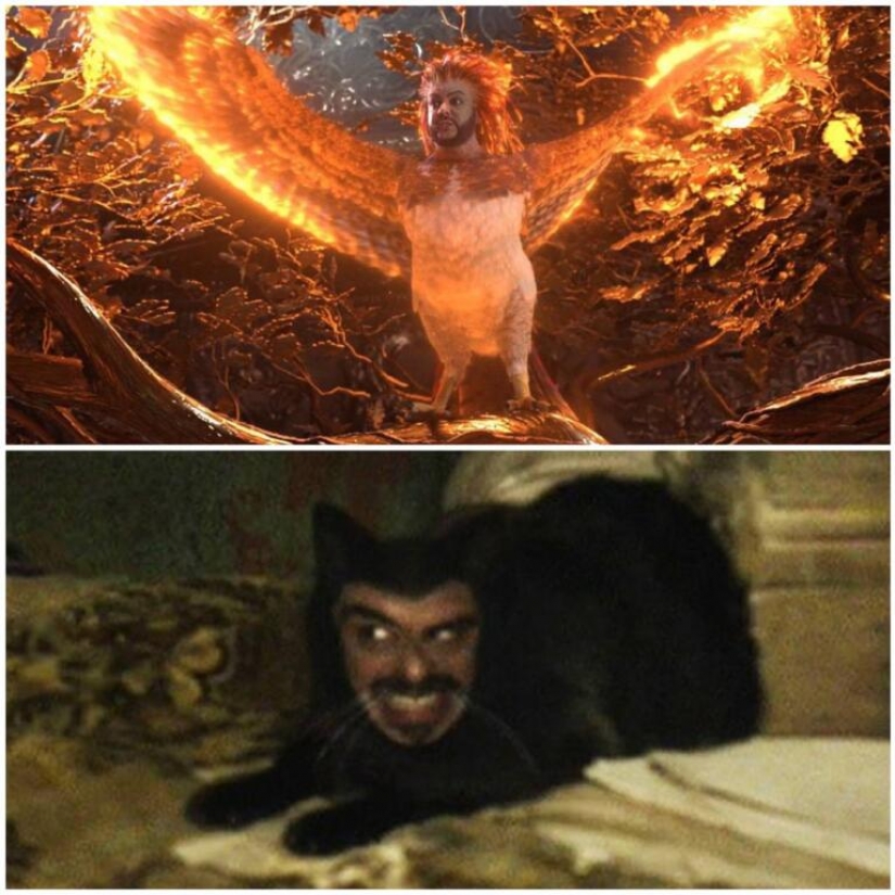 Philip Kirkorov en la imagen de un Pájaro de fuego Ardiente se convierte en un meme