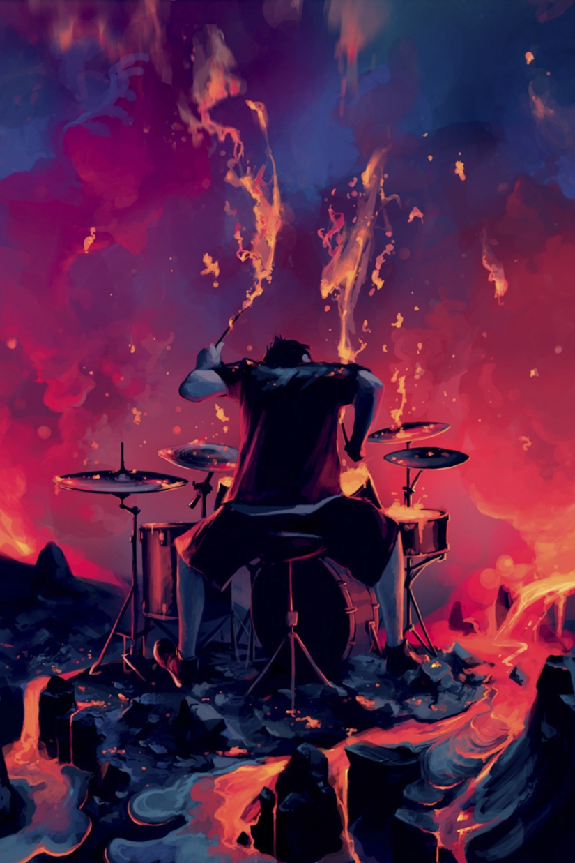 Pinturas surrealistas de un artista francés