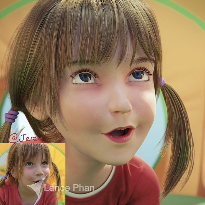 Pixar for Everyone: Artist makes Stunning 3D Portraits from Random Avatars Pixar for Everyone: Artist makes Stunning 3D Portraits from Random Avatars