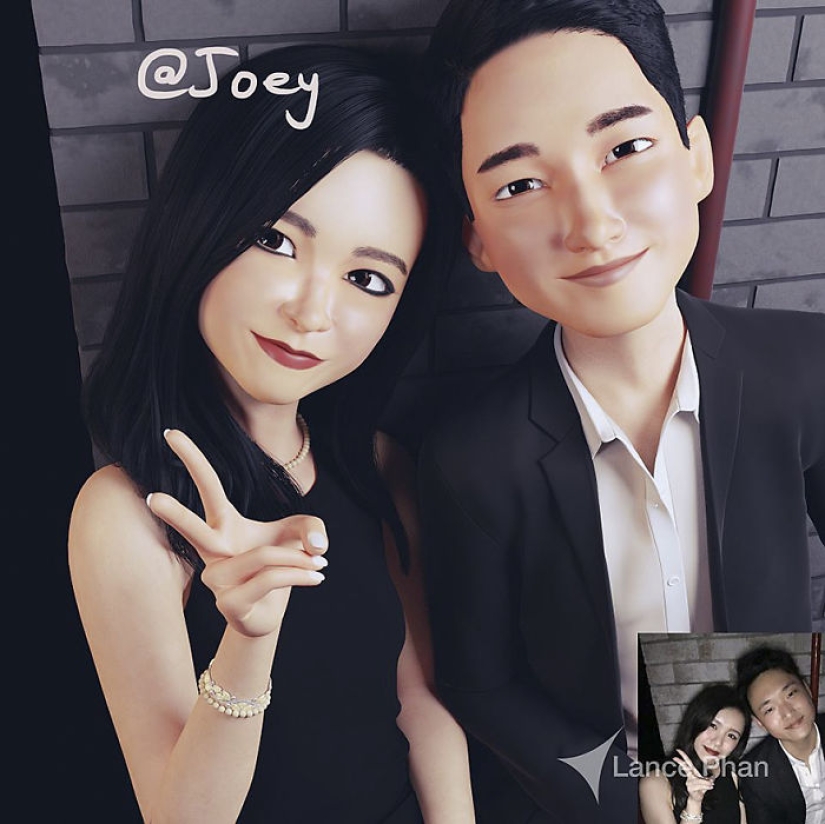 Pixar for Everyone: Artist makes Stunning 3D Portraits from Random Avatars Pixar for Everyone: Artist makes Stunning 3D Portraits from Random Avatars