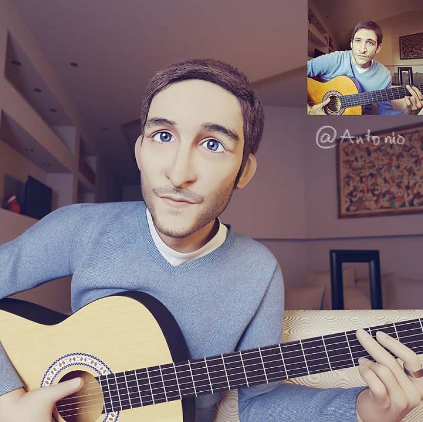 Pixar for Everyone: Artist makes Stunning 3D Portraits from Random Avatars Pixar for Everyone: Artist makes Stunning 3D Portraits from Random Avatars