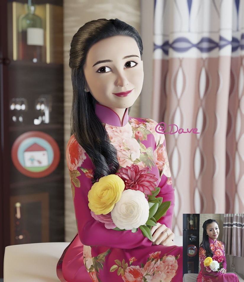 Pixar para Todos: Artista hace Impresionantes Retratos en 3D de Avatares Aleatorios Pixar para Todos: Artista hace Impresionantes Retratos en 3D de Avatares Aleatorios