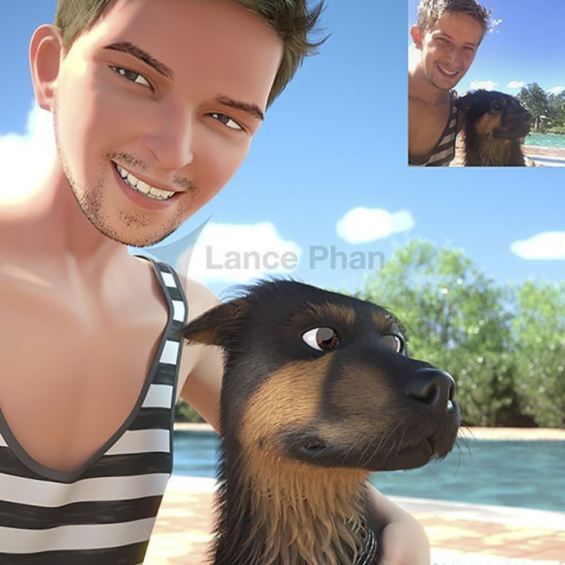 Pixar para Todos: Artista hace Impresionantes Retratos en 3D de Avatares Aleatorios Pixar para Todos: Artista hace Impresionantes Retratos en 3D de Avatares Aleatorios