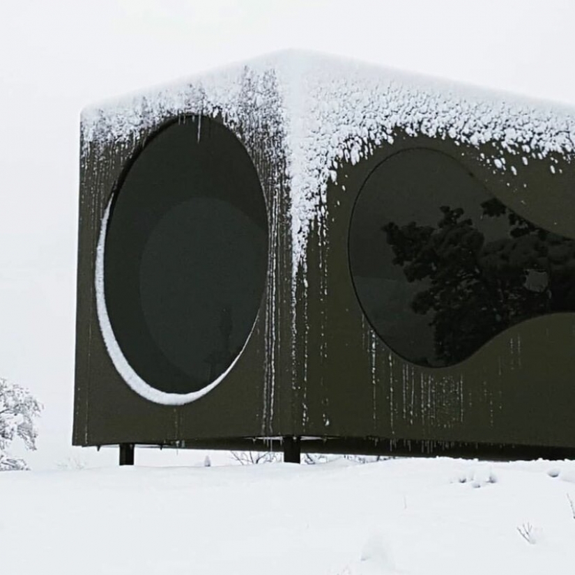 Pájaro cuadros con vistas de los fiordos y montañas de Noruega Pájaro cuadros con vistas de los fiordos y montañas de Noruega