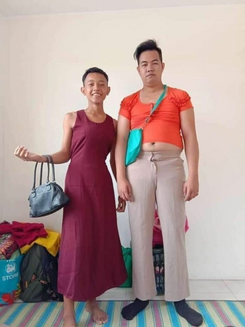 Por amor de dios, y con un lado del arco: los Filipinos que huyeron de el volcán, compartir fotos de donaciones de ropa