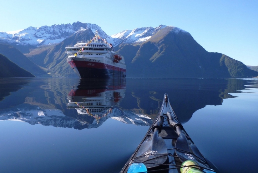 Por Noruega en kayak Por Noruega en kayak