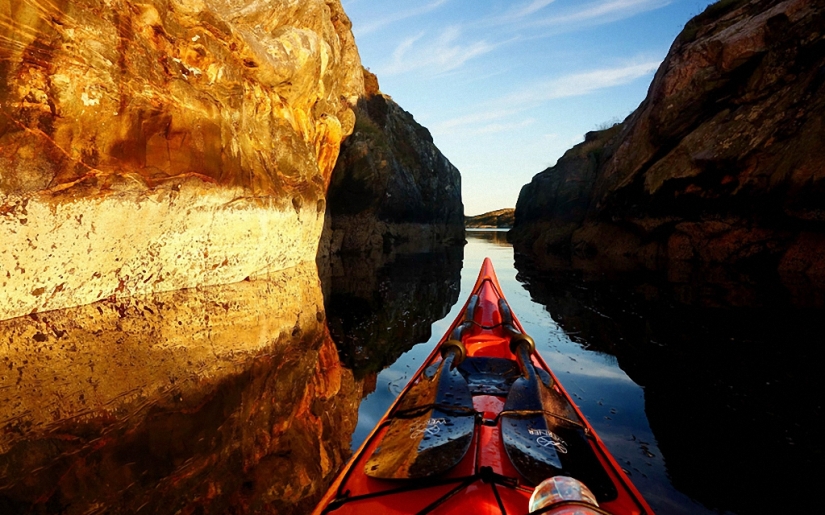 Por Noruega en kayak Por Noruega en kayak