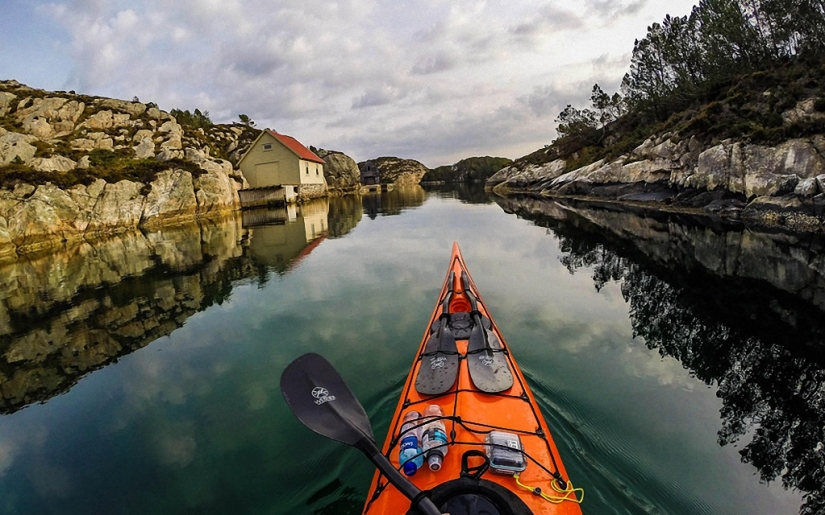 Por Noruega en kayak Por Noruega en kayak