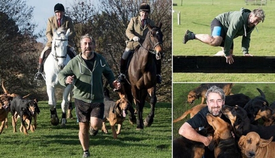 Prohibida en Gran Bretaña, la caza del zorro ha sido reemplazada por la caza ... persona Prohibida en Gran Bretaña, la caza del zorro ha sido reemplazada por la caza ... persona