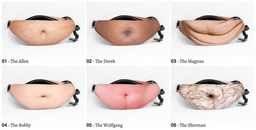 Psst, man, the beer belly can be removed: the designer created a bag in the form of a beer belly Psst, man, the beer belly can be removed: the designer created a bag in the form of a beer belly