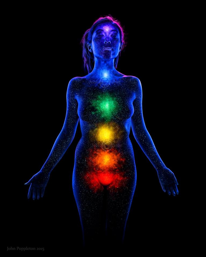 Psychedelic portraits by John Poppleton