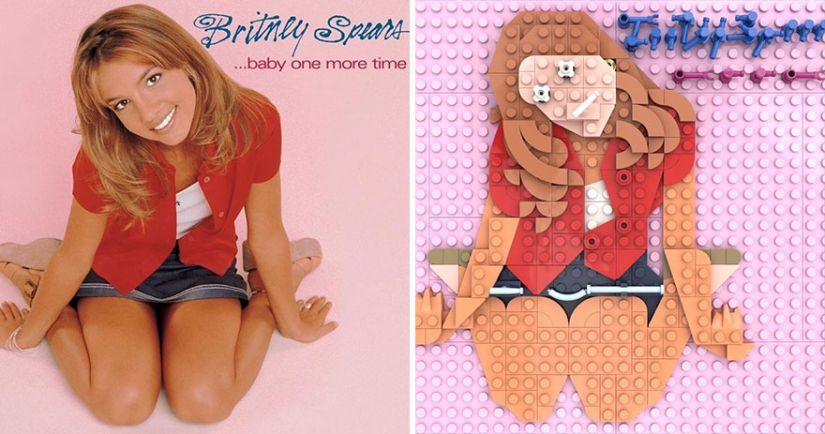 ¿Puedes averiguarlo todo? Diseñador colecciona portadas de álbumes de música de LEGO