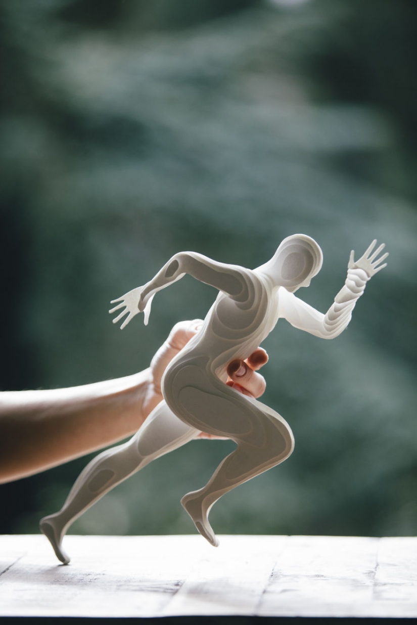 Puff Paper Athletic Figures Puff Paper Athletic Figures