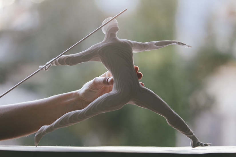 Puff Paper Athletic Figures Puff Paper Athletic Figures