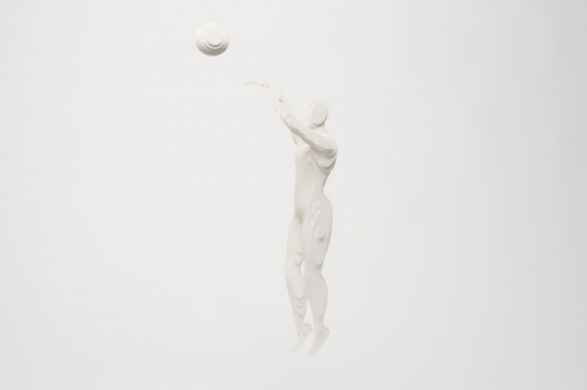 Puff Paper Athletic Figures Puff Paper Athletic Figures