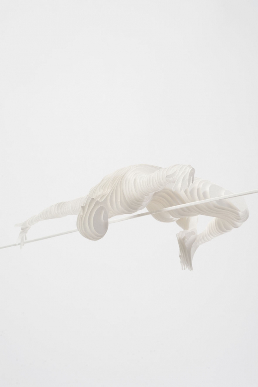 Puff Paper Athletic Figures Puff Paper Athletic Figures