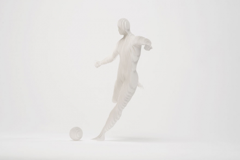 Puff Paper Athletic Figures Puff Paper Athletic Figures